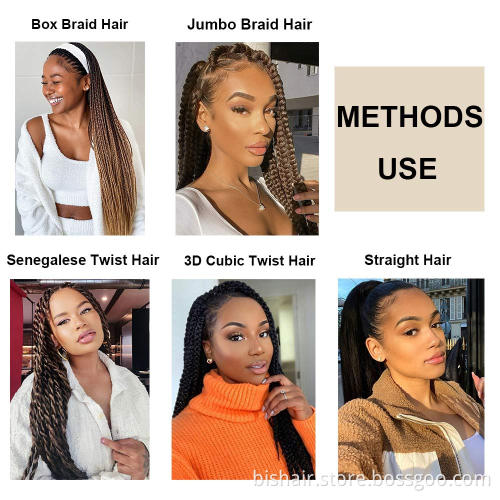 Professional Itch Free Hot Setting Perm Yaki Texture Prestretched Braiding Hair (#1B)Yaki Pony Yaku Wave Braiding Hair Extension